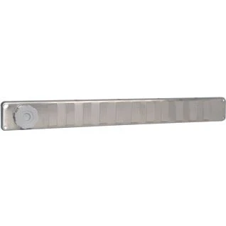 Afbeelding van Schuifrooster met draaiknop 370 x 40 mm RVS