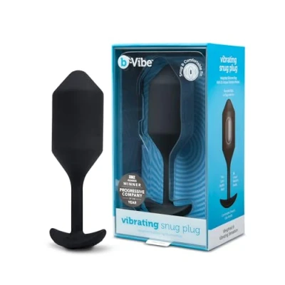 Afbeelding van B Vibe Vibrerende Snug Plug XL Zwart
