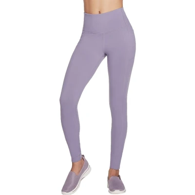 Afbeelding van Skechers Go Walk High Waisted Legging W03LG30B GYPR, Vrouwen, Purper, Leggings, maat: M