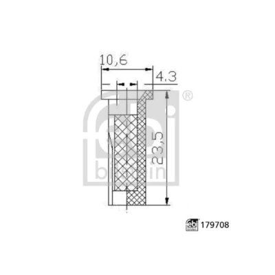 Afbeelding van Febi Bilstein Ureumfilter 179708