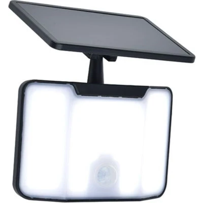 Afbeelding van LUTEC Kombo Solar lamp met sensor voor buiten LED Zwart