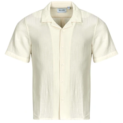 Afbeelding van Only &amp; Sons Onskyle Shirt Overhemd, Heren, Maat: Medium, Egret