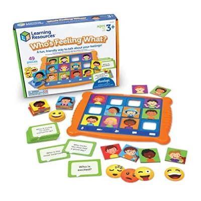 Afbeelding van Learning Resources LER6374 Wie voelt wat? Sociale Emotionele Leren Spel 49 Stukken Set,veelkleurig