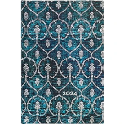 Afbeelding van Paperblanks Verso 12 maandenkalender 2024, fluweelblauw, mini, 95 x 140 mm