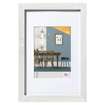 Afbeelding van Walther design EFX070W Fiorito Houten lijst Kunstglas 50x70 cm wit 50 x 70