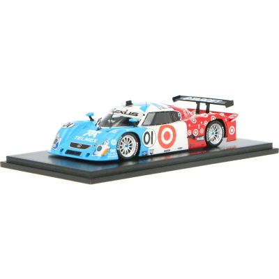 Afbeelding van de 1:43 Diecast Modelscar van Riley MK XI # 01 Winnaar 24H Daytona 2007.De rijders waren S. Pruett / Duran en J.P. Montoya.De fabrikant dit schaalmodel is Spark.This model alleen online beschikbaar