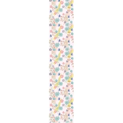 Afbeelding van Papier peint intissé pré encollé FLEURS BLEUES 1 rouleau de 300x60cm