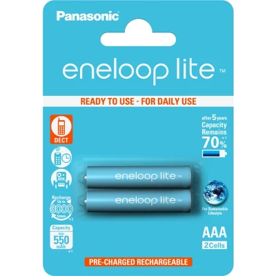 Afbeelding van Sanyo BK 4LCCE/2BE Nikkel Metaal Hydride 550mAh 1.2V oplaadbare batterij/accu