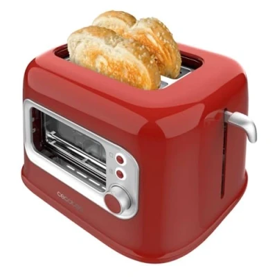 Afbeelding van Cecotec Retrovision Tosti Apparaat Rood