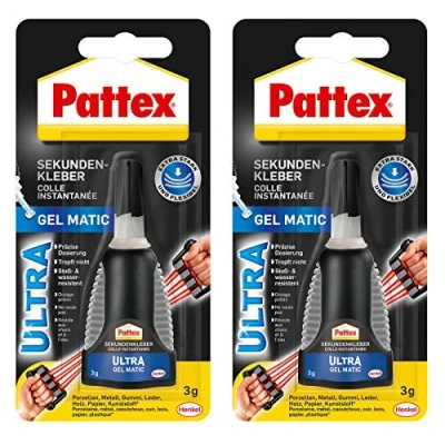 Afbeelding van Pattex Ultra Gel Matic secondelijm, 3 g, doseerdispenser met fijne punt multicolor