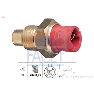 Afbeelding van Facet 7.3084 sensor, koelvloeistoftemperatuur