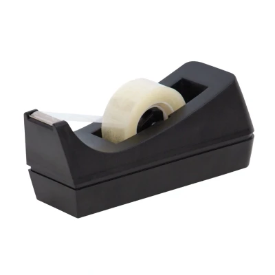 Afbeelding van Q connect Plakbandafroller, Voor Rollen 19 Mm X 33 M, Zwart Plakbandafroller