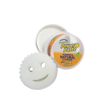 Afbeelding van scrub Daddy Power Paste, Allerlei reinigingsproduct reiniger voor uw oven, glas, keuken, roestvrij staal, douchedeur scherm, kookplaat en meer natuurlijke reinigingsklei met mama spons