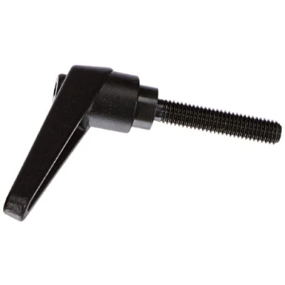 Afbeelding van HALDER 24400.0374 verstelbare klemhendel, zwart, d1=18 mm/d2=M8/l1=40 mm