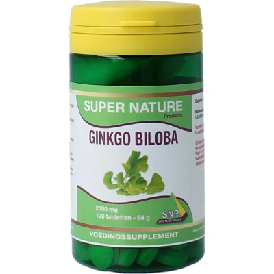 Afbeelding van Snp Ginkgo Biloba 2500 Mg, 100 tabletten