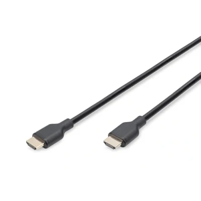 Afbeelding van Digitus HDMI Aansluitkabel A stekker 2.00 m Zwart DB 330124 020 S Ultra HD (8K), Vergulde steekcontacten kabe