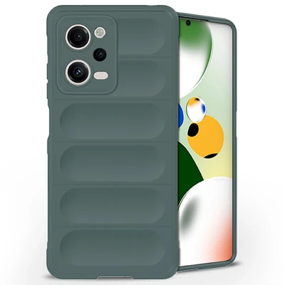 Afbeelding van Xiaomi Redmi Note 12 Pro Hoesje Siliconen en TPU (zacht) iMoshion Softcase/Backcover Donkergroen Telefoonhoesje