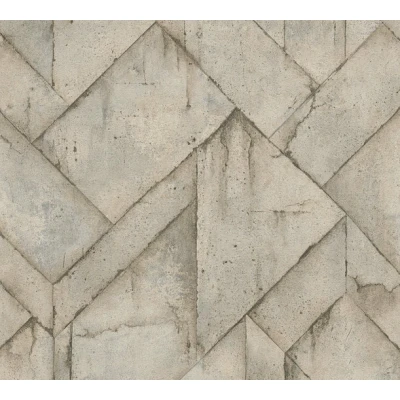 Afbeelding van AS Creation Industrial 37741 4 377414 Beige / Bruin