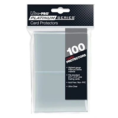 Afbeelding van Ultra Pro 2 1/2&quot; X 3 PLATINUM SERIES CARD PROTECTORS (100 SLEEVES)