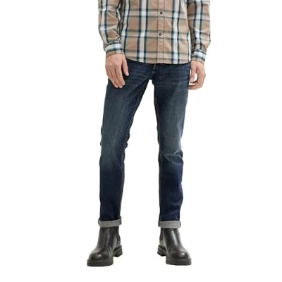 Afbeelding van TOM TAILOR Troy Slim Jeans voor heren, 10127 Tinted Blue Denim, 30W / 30L