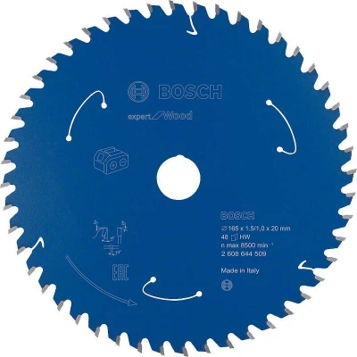 Afbeelding van Bosch Cirkelzaagblad Accu Expert Hout 165 x 20 1.5 mm 48 Tands