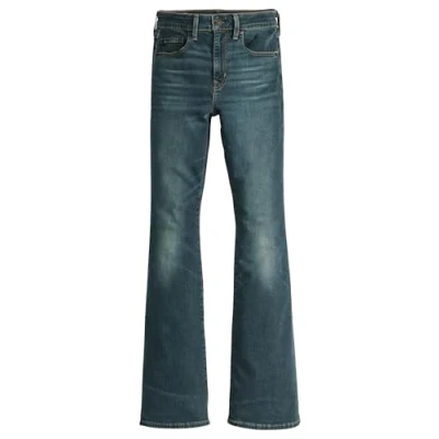 Afbeelding van Levi&#039;s 726 HIGH RISE Flare Flared Jeans, Dames, Maat: 27x30, Dark blue denim