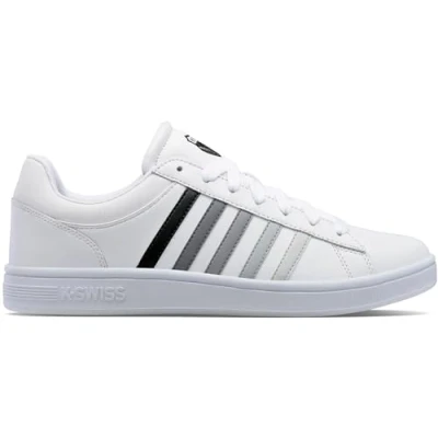 Afbeelding van K Swiss Court Winston heren Sneakers, Witte Blkgradient Wt, 41.5 EU