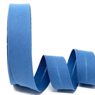Afbeelding van Byetsa Antiek Blauw 30mm Polycotton Bias Binding op een 25m Roll