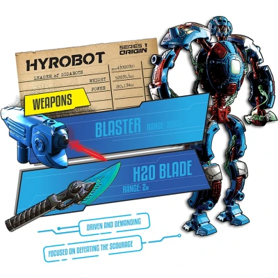 Afbeelding van GigaBot Energy Core Hyrobot 33 cm actiefiguur