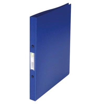Afbeelding van Q CONNECT ringmap, PP, 2 ringen, 16 mm, donkerblauw ringmap