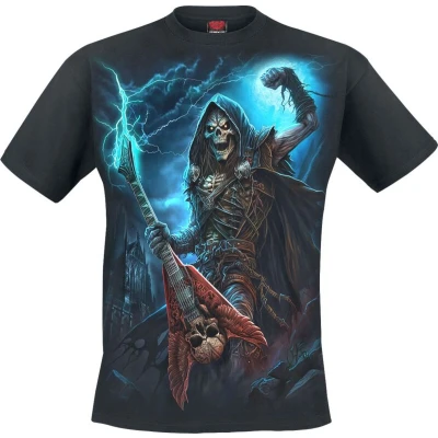 Afbeelding van Spiral Dead Metal Heren T shirt 4XL Zwart