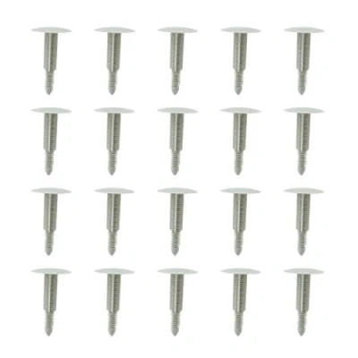 Afbeelding van YINETTECH 20 Stks Auto Dak Headliner Montage Clips Grijs Uitbreiding Klinknagels Trim Moulding Bevestigingsmiddelen Retainers Compatibel met Transit 1417997