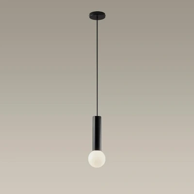 Afbeelding van LEDS C4 Mist badkamer hanglamp IP44 zwart