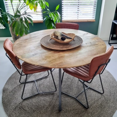 Afbeelding van Benoa Eettafel Berlin Rond 120cm