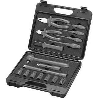 Afbeelding van Knipex 98 99 11 kompact koffer 17 delig