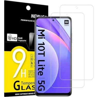 Afbeelding van NEW&#039;C 2 Stuks, Screen Protector voor Xiaomi Mi 10T Lite 5G (Niet 10 Lite), Gehard Glass Schermbeschermer Film 0.33 mm ultra transparant, resistent