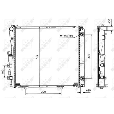 Afbeelding van Radiateur NRF 526573