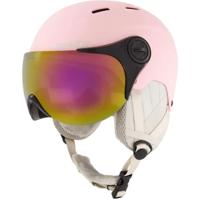 Afbeelding van Sinner TYPHOON VISOR skihelm Licht Roze Maat S