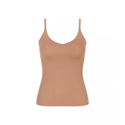 Afbeelding van Sloggi Women ZERO Feel 2.0 Spaghetti Top (1 pack) dames singlet lichtbruin Maat: S