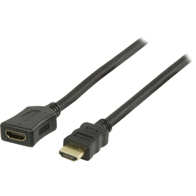 Afbeelding van HDMI 1.4 verlengkabel met netwerk, 4K. 2 meter