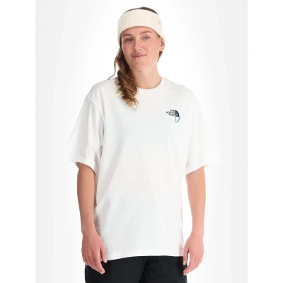 Afbeelding van The North Face Explore Carabiner Relaxed TEE Unisex Tshirt print, Maat: XS, White