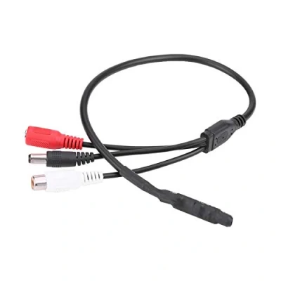 Afbeelding van Mini microfoon Audio pickup Beveiligingsapparaat Gebruik Hooggevoelige pick up voor CCTV beveiligingscamera DVR geluid