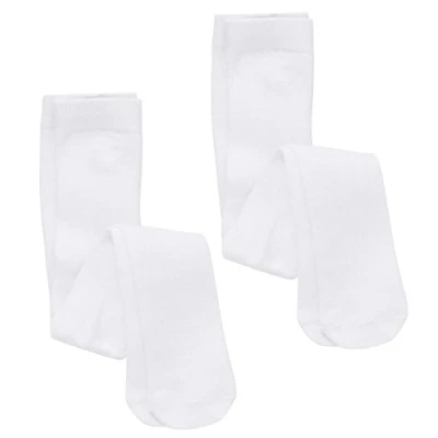 Afbeelding van WB Sokken Baby Tights 2 paar per pak Wit