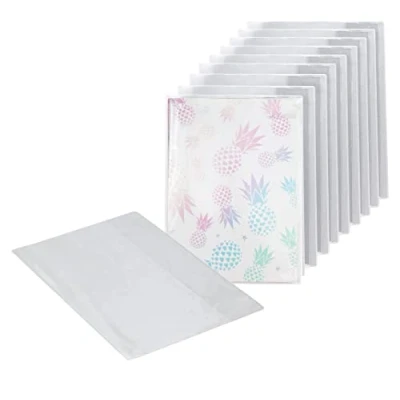 Afbeelding van EXERZ A4 Oefenboekomslag Helder Waterbestendig Slip on beschermende jassen voor notebook, PVC hoes (10 stuks)