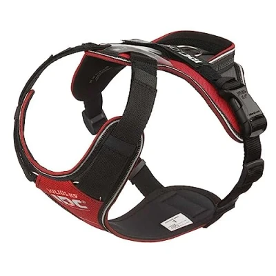 Afbeelding van IDC Longwalk Y harnas, rood grijs, maat: 2XS