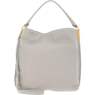 Afbeelding van COCCINELLE Leren Schoudertas Estelle Shoulder Bag Gelso Kaki