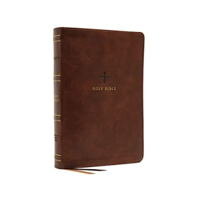 Afbeelding van NRSV, Catholic Bible, Standard Large Print, Leathersoft, Brown, Comfort Print