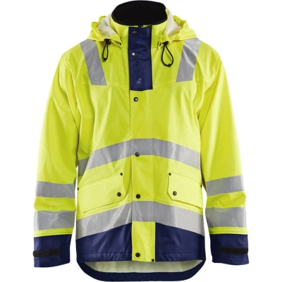 Afbeelding van Blaklader Regenjas High Vis LEVEL 2 4302 2003 Geel/Marineblauw XXL