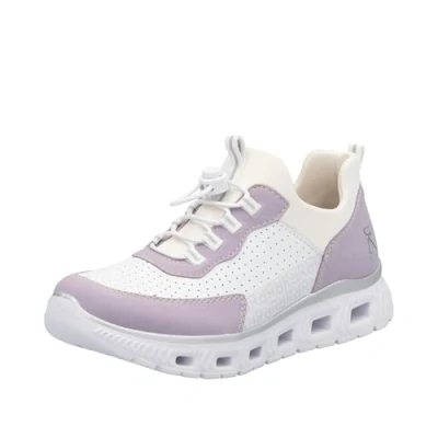 Afbeelding van Rieker Dames M6067 Sneakers laag, wit, 36 EU, EU