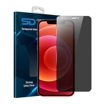 Afbeelding van SDTEK Privacy Screen Protector Compatibel met iPhone 12/12 Pro, Gehard Glas Guard Anti Gluren